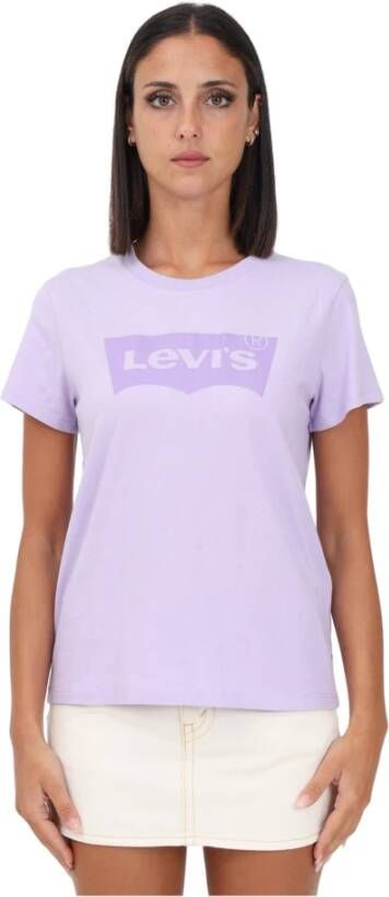 Levi's T-Shirts Paars Dames