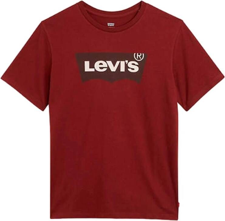 Levi's T-shirts Rood Heren