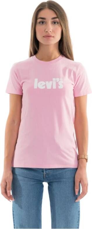 Levi's T-shirts Roze Dames