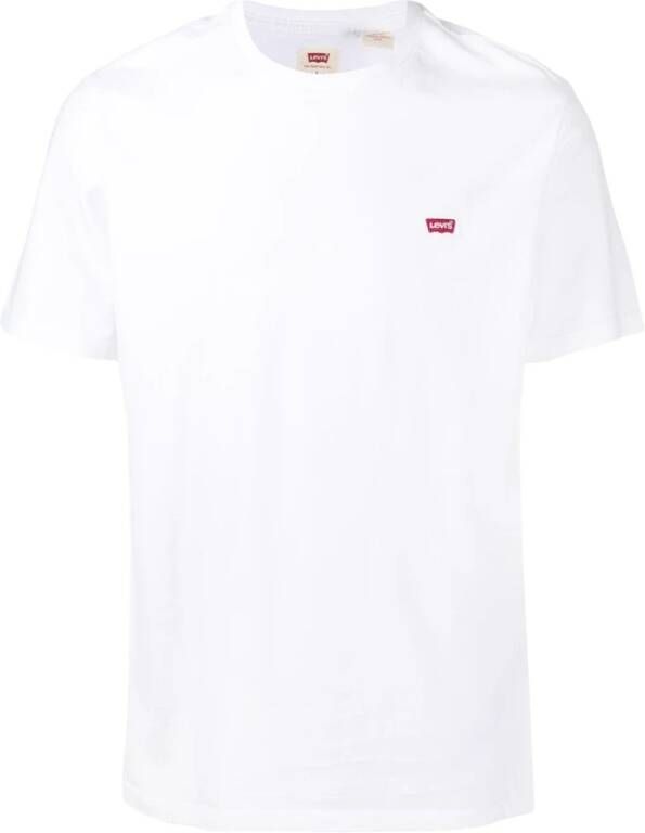 Levi's Knisperend Wit Logo T-Shirt Ronde Hals White Heren - Foto 14