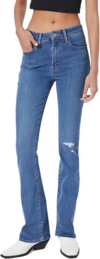Levi's Uitlopende broek Blauw Dames