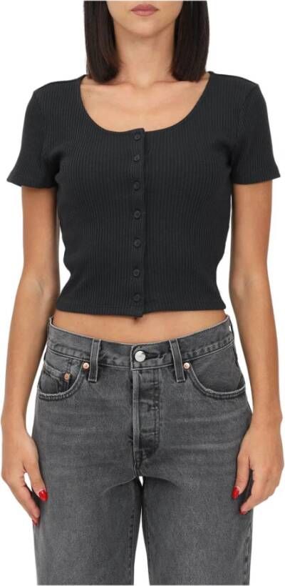 Levi's Vesten Zwart Dames
