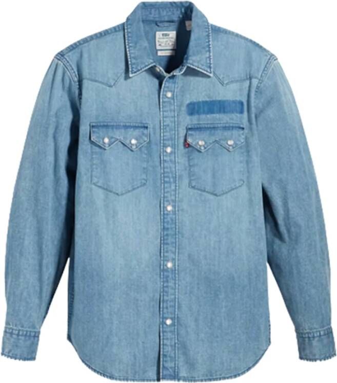 Levi's Jeans overhemd SAWTOOTH RLX FIT WESTERN BLUES