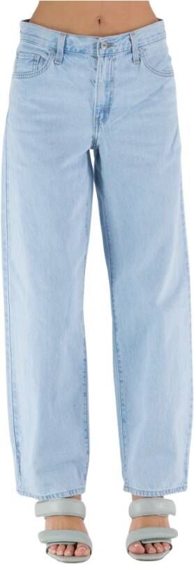Levi's Wide Jeans Blauw Dames
