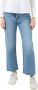 Levi's Ribcage cropped high waist straight fit jeans light indigo - Thumbnail 7