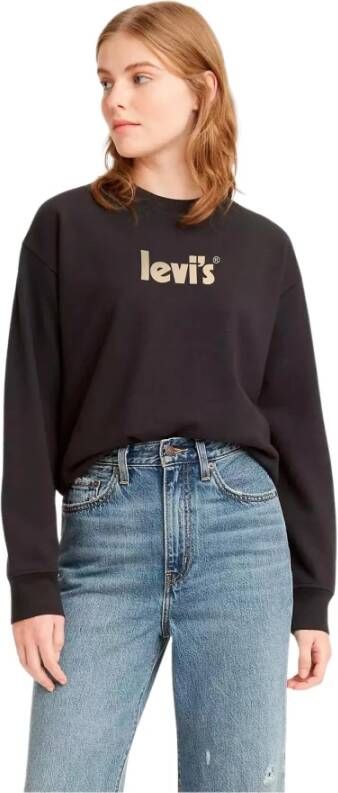 Levi's Women Sweatshirt Zwart Dames