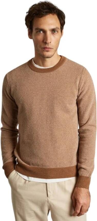 L'Exception Paris Gerecyclede wollen jacquard trui Beige Heren