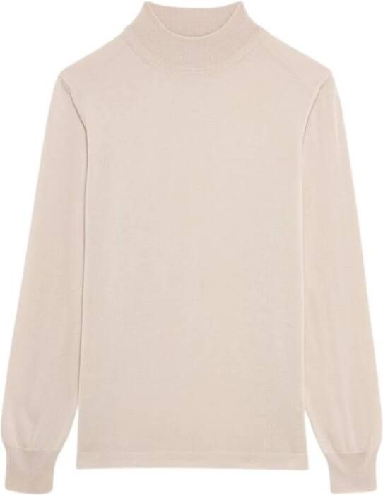 L'Exception Paris Merino High Neck -trui White Dames