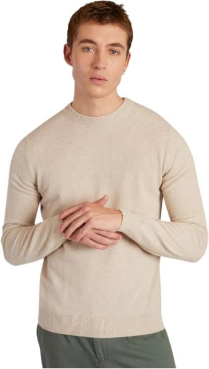 L'Exception Paris Rondneck gebreide kleding Beige Heren