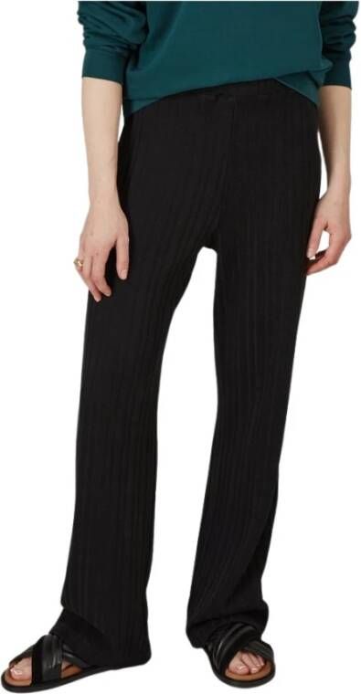 L'Exception Paris Straight Trousers Zwart Dames