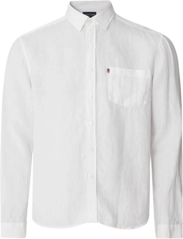 Lexington Normaal Overhemd White Heren
