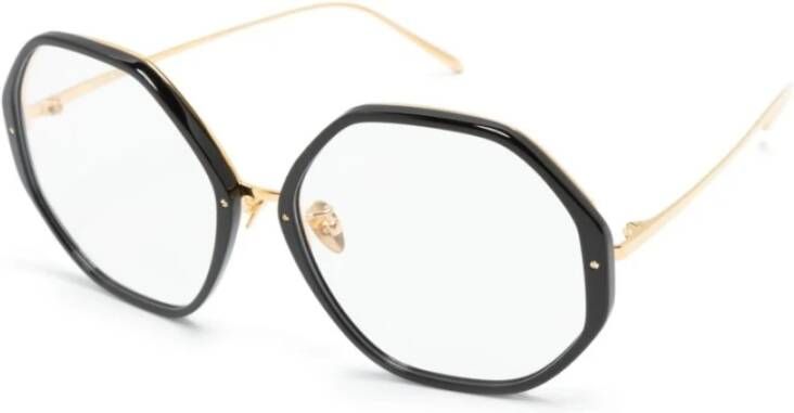 Linda Farrow Stijlvolle optische bril voor dagelijks gebruik Black Dames