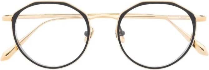 Linda Farrow Zwarte optische bril veelzijdig en stijlvol Black Dames