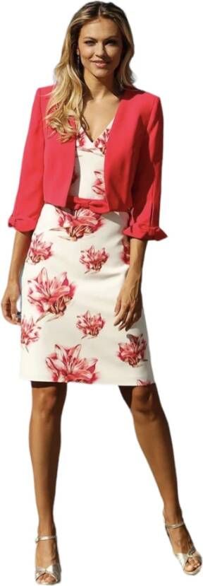 Linea Raffaelli 221-229-01 Jasje 221-229 roze rood 36 Rood Dames