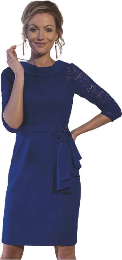 Linea Raffaelli Gelegenheidskleding Blauw Dames