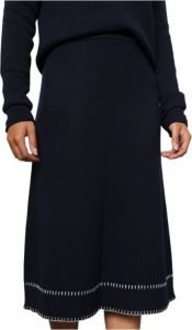 Lisa Yang Adele Skirt Navy Blauw Dames
