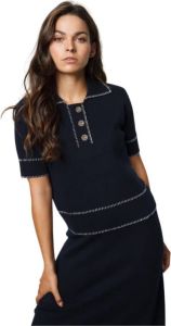 Lisa Yang Bobby Sweater Navy Blauw Dames
