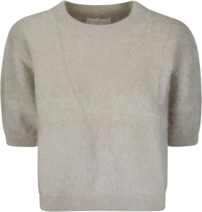 Lisa Yang Round-neck Knitwear Grijs Dames