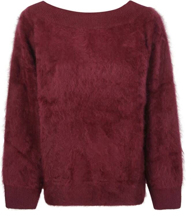 Lisa Yang Round-neck Knitwear Rood Dames