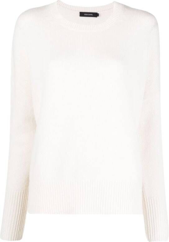 Lisa Yang Round-neck Knitwear White Dames