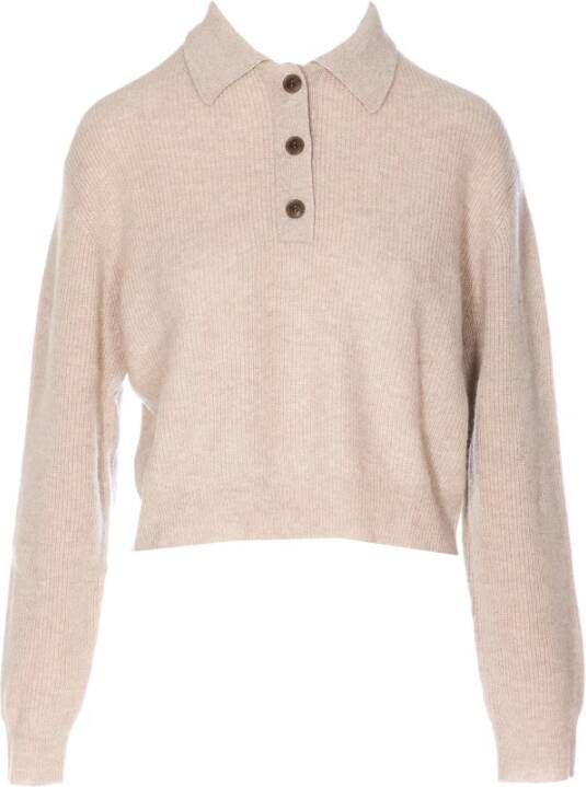 Lisa Yang Sweaters Beige Dames