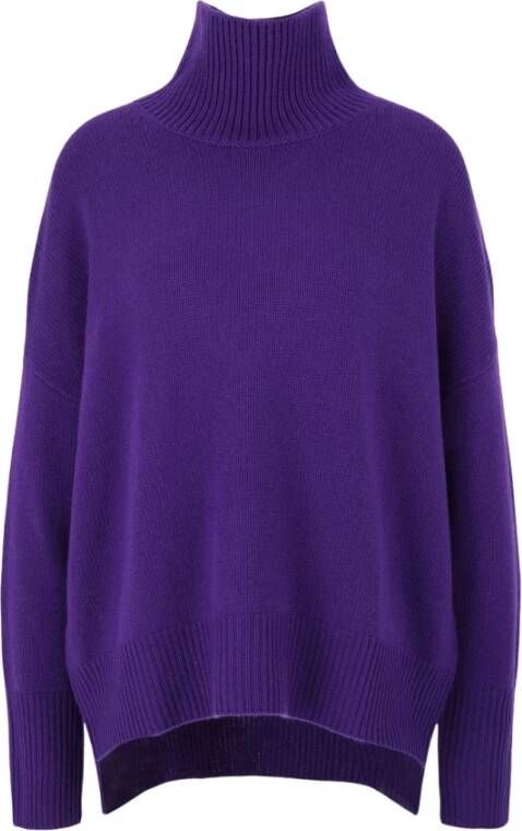 Lisa Yang Turtlenecks Paars Dames