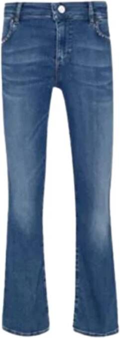 Liu Jo Basis Jeans Klassieke Pasvorm Blauw Dames