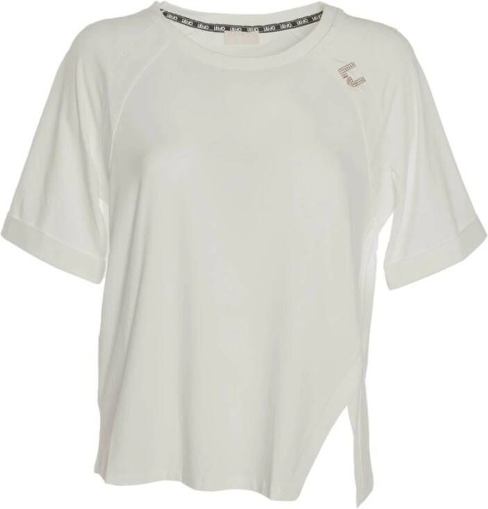 Liu Jo Basis T-Shirt Collectie White Dames