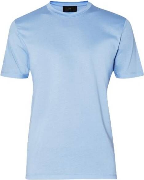 Liu Jo Blauw Katoenen Ronde Hals T-shirt voor Heren Blauw Heren