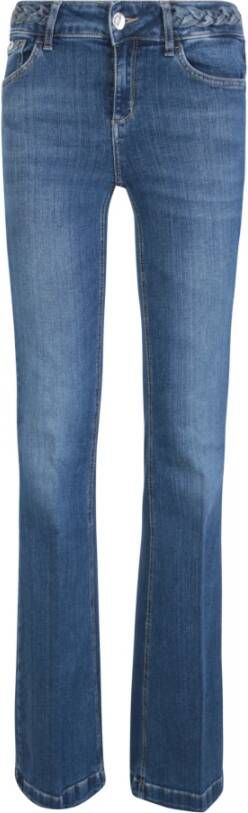 Liu Jo Blauwe Bootcut Jeans voor Dames Blauw Dames
