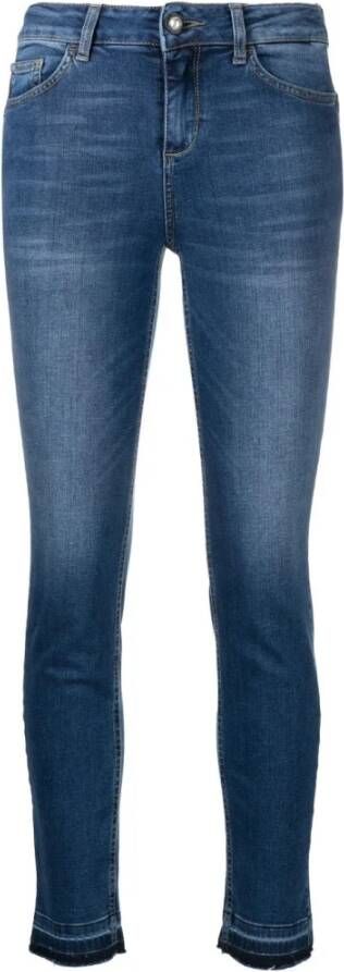 Liu Jo ECS B.up Parfait Ideal Reg.w Skinny Jeans Blauw Dames