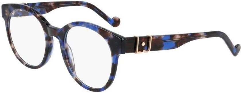 Liu Jo Blauwe dameszonnebril met schildpadmotief Blauw Dames