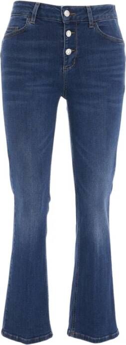 Liu Jo Blauwe Flared Jeans voor Dames Blauw Dames