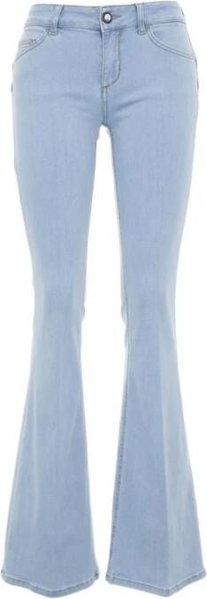 Liu Jo Blauwe Jeans Ss23 Regular Fit Blauw Dames