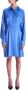Liu Jo Viscose jurk met satijnen finish Barby blauw - Thumbnail 5