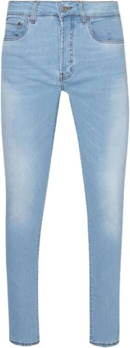 Liu Jo Blauwe Slim-Fit Jeans Blauw Heren
