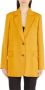 Liu Jo Klassieke Blazer met één knoop Yellow Dames - Thumbnail 3