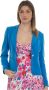 Liu Jo Stretch Twill Dames Blazer Blauw Dames - Thumbnail 6