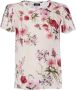 Liu Jo T-shirt met geplooide mouwen en bloemenprint Pink Dames - Thumbnail 1