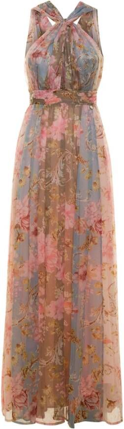 Liu Jo Bloemen Halter Maxi Jurk Meerkleurig Dames