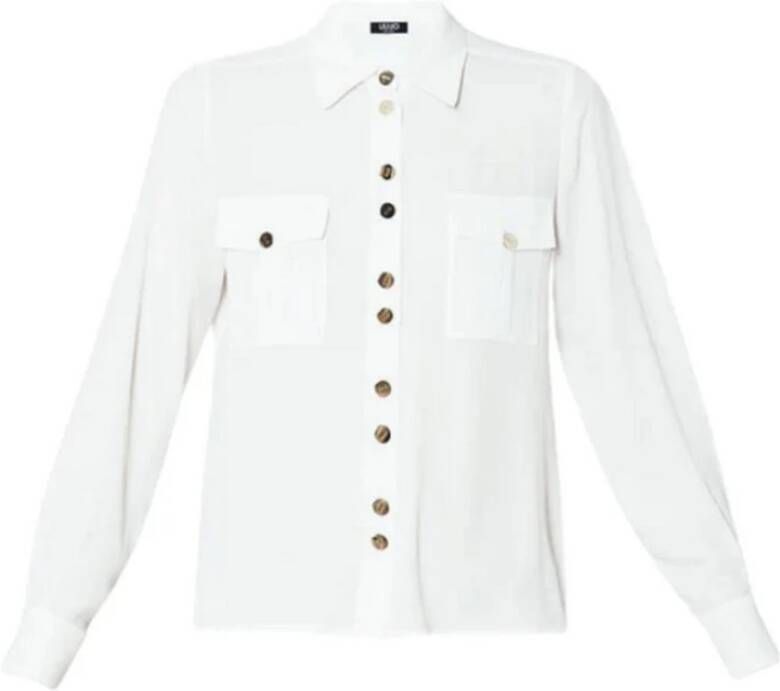 Liu Jo Blouse en Overhemden 100% Samenstelling White Dames