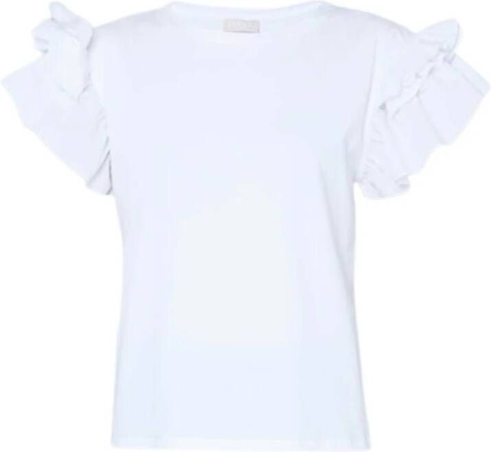 Liu Jo Upgrade je casual garderobe met stijlvolle T-shirt White Dames