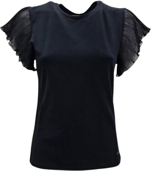 Liu Jo T-Shirt mode korte mouw Black Dames