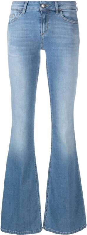 Liu Jo Retro Flared Boot-cut Jeans Blue Dames