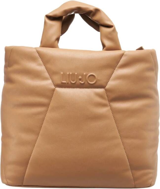 Liu Jo Gewatteerde leren handtas in Indiase stijl Brown Dames - Foto 2