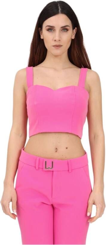 Liu Jo Casual Mouwloze Top Roze Dames