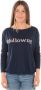 Liu Jo Comfortabele Blauwe Sweatshirt Blauw Dames - Thumbnail 1