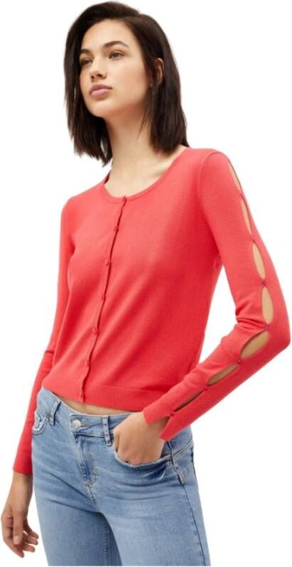 Liu Jo Comfortabele gebreide kleding voor vrouwen Roze Dames