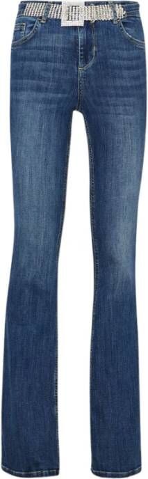 Liu Jo Comfortabele Slim-fit Jeans Blauw Dames