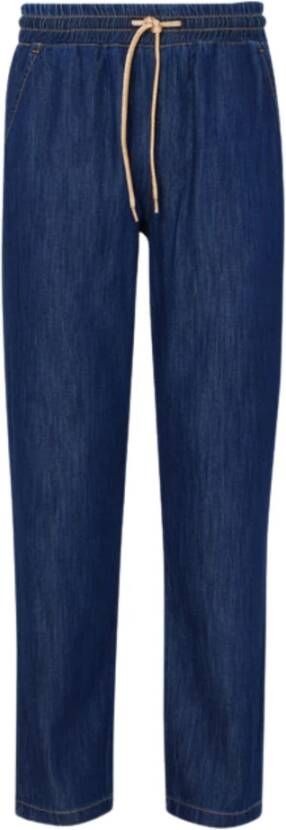 Liu Jo Comfortabele Straight Jeans Blauw Dames